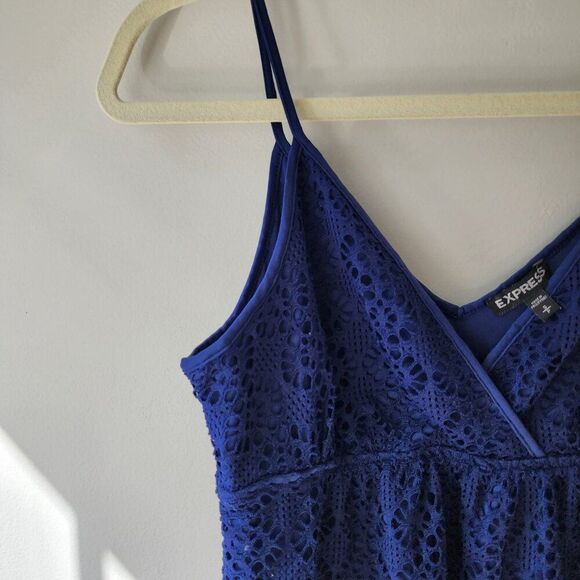 Express Set of Two Lacy Cami Tanks | Crochet | Size Small | Lined | Y2K - Picture 11 of 13
